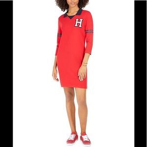 Tommy Hilfiger FL Knit Dress w/ Collar & Varsity H